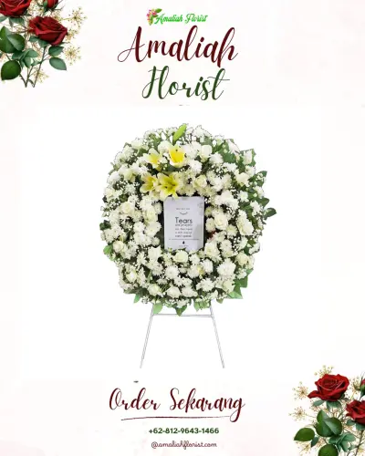 Krans Bunga Duka Cita di Tanahbaya
