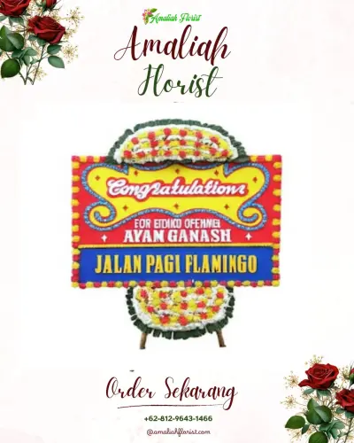 Bunga Papan Congratulation di Tanahbaya